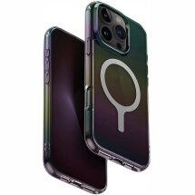 Захисний чохол UNIQ Iridescia для Apple iPhone 16 Pro - Midnight Quartz: фото 1 з 8