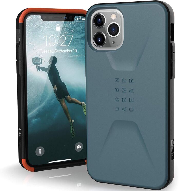 Защитный чехол URBAN ARMOR GEAR (UAG) Civilian для Apple iPhone 11 Pro (11170D115454) - Slate: фото 1 из 8