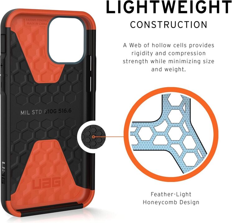 Защитный чехол URBAN ARMOR GEAR (UAG) Civilian для Apple iPhone 11 Pro (11170D115454) - Slate: фото 6 из 8