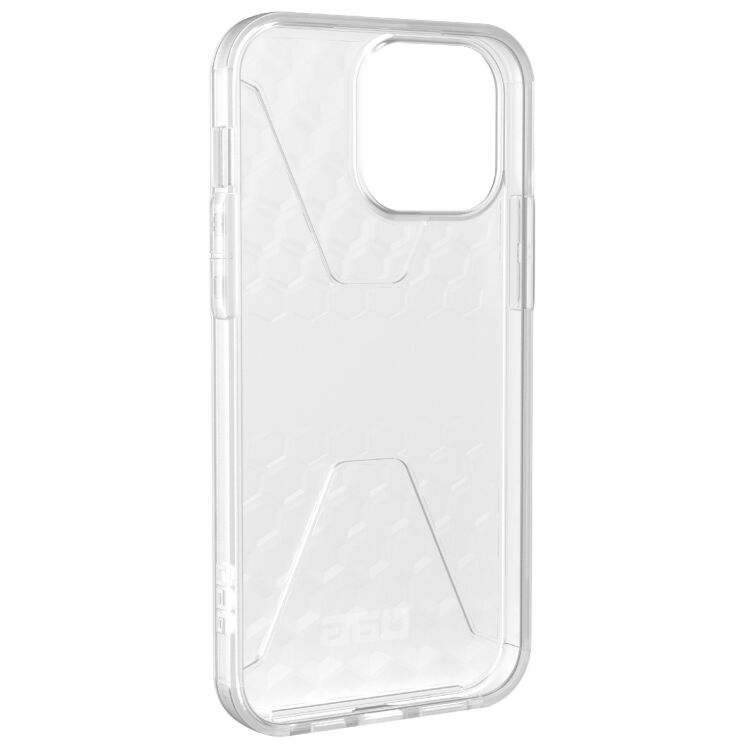 Защитный чехол URBAN ARMOR GEAR (UAG) Civilian для Apple iPhone 13 Pro Max - Frosted Ice: фото 5 из 9