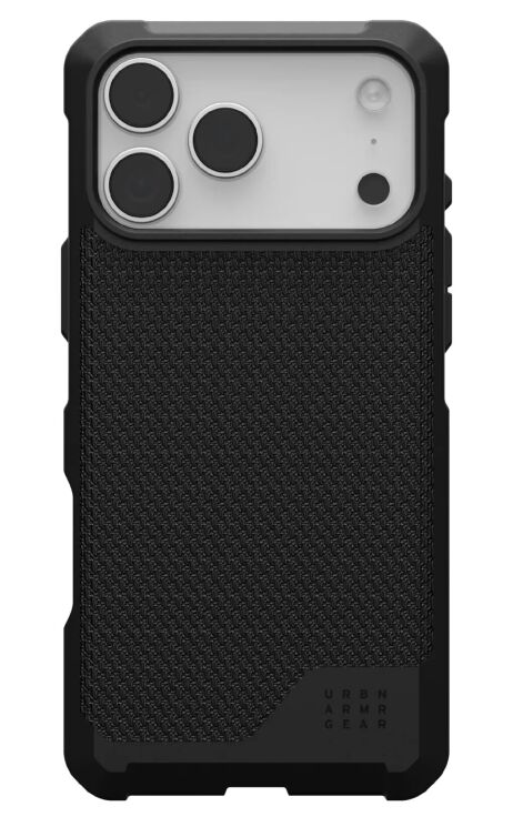 Захисний чохол URBAN ARMOR GEAR (UAG) Metropolis LT Kevlar MagSafe для Apple iPhone 17 Pro Max (114518113940) - Kevlar Black: фото 1 з 5