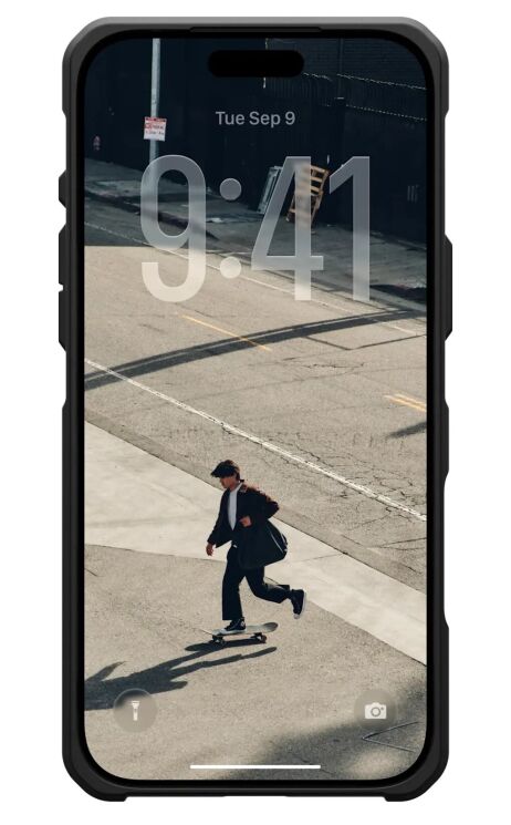 Захисний чохол URBAN ARMOR GEAR (UAG) Metropolis LT Kevlar MagSafe для Apple iPhone 17 Pro Max (114518113940) - Kevlar Black: фото 2 з 5
