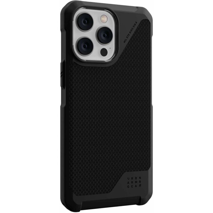 Захисний чохол URBAN ARMOR GEAR (UAG) Metropolis LT MagSafe для Apple iPhone 14 Pro Max (114051113940) - Kevlar Black: фото 7 з 10