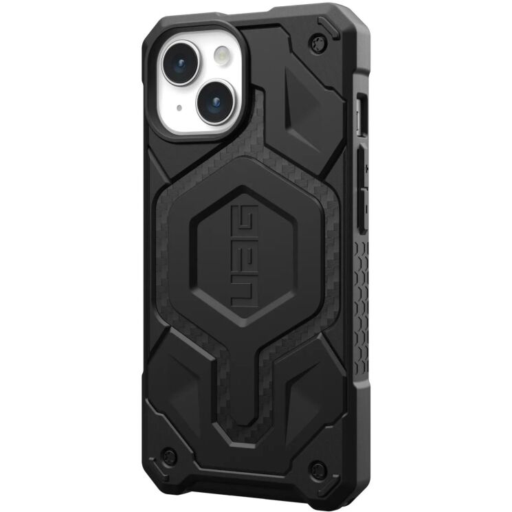 Захисний чохол URBAN ARMOR GEAR (UAG) Monarch Pro MagSafe для Apple iPhone 15 - Carbon Fiber: фото 2 з 10