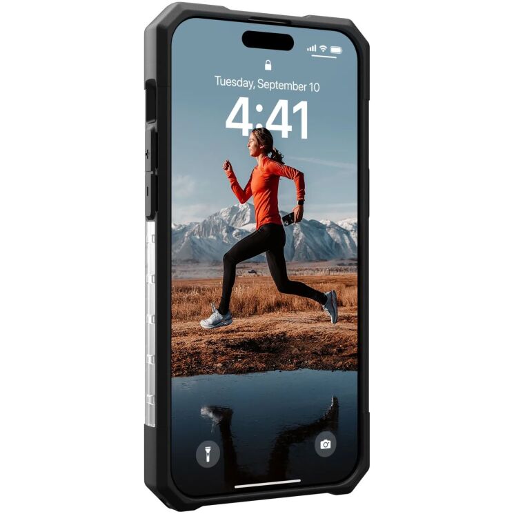 Защитный чехол URBAN ARMOR GEAR (UAG) Plasma для Apple iPhone 15 Pro Max - Ice: фото 4 из 10