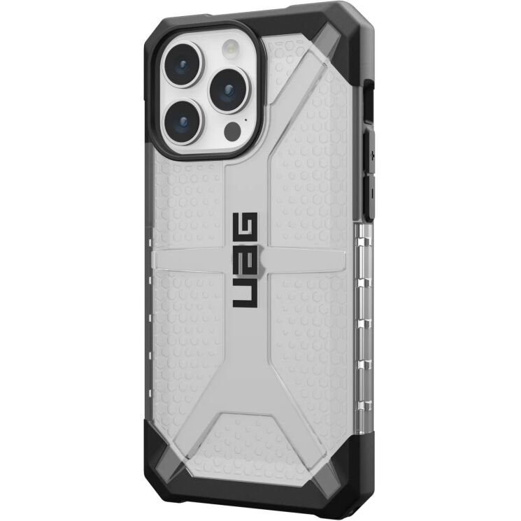 Защитный чехол URBAN ARMOR GEAR (UAG) Plasma для Apple iPhone 15 Pro Max - Ice: фото 2 из 10