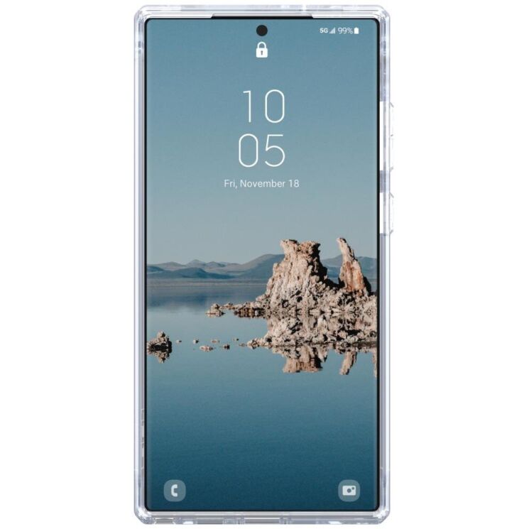 Захисний чохол URBAN ARMOR GEAR (UAG) Plyo Magsafe для Samsung Galaxy S23 Ultra (S918) - Ice: фото 9 з 9