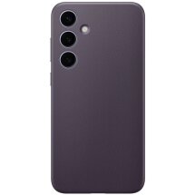 Защитный чехол Vegan Leather Case для Samsung Galaxy S24 Plus (S926) GP-FPS926HCAVW - Dark Violet: фото 1 из 5