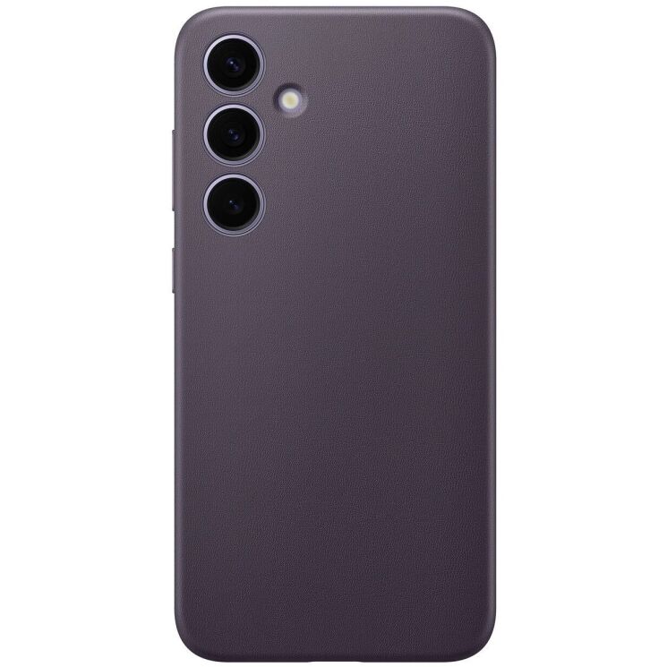 Защитный чехол Vegan Leather Case для Samsung Galaxy S24 Plus (S926) GP-FPS926HCAVW - Dark Violet: фото 1 из 5