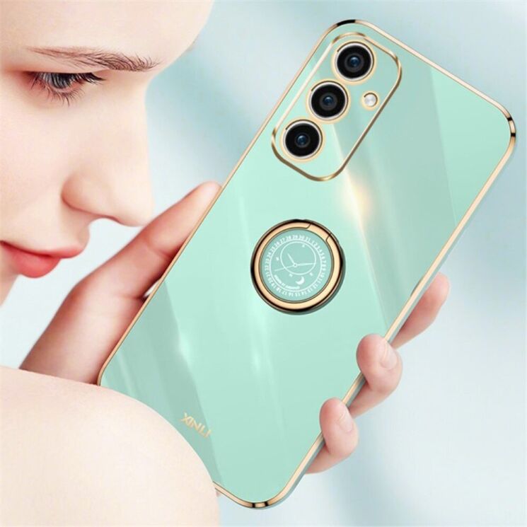 Защитный чехол XINLI Porcelain Ring для Samsung Galaxy A36 (A366) - Purple: фото 4 из 6