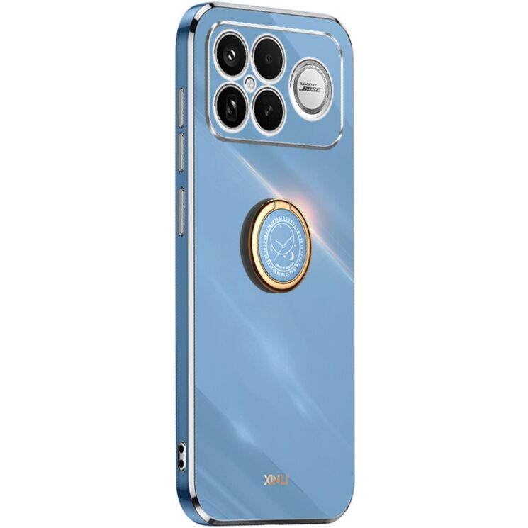 Защитный чехол XINLI Porcelain Ring для Xiaomi Poco F8 Ultra - Blue: фото 1 из 7