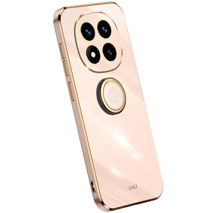 Захисний чохол XINLI Porcelain Ring для Xiaomi Redmi Note 14 Pro 5G / Poco X7 - Pink: фото 1 з 4