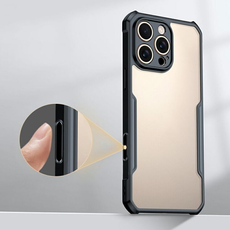 Защитный чехол XUNDD Rugged Case для Apple iPhone 16 Pro Max - Black: фото 2 из 4