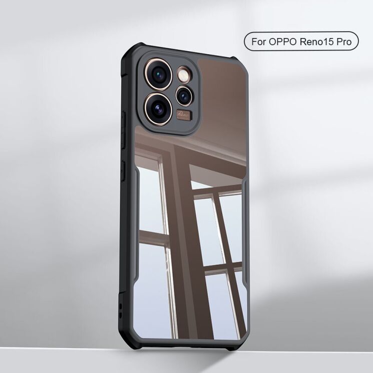 Захисний чохол XUNDD Rugged Case для OPPO Reno 15 Pro - Black: фото 3 з 8