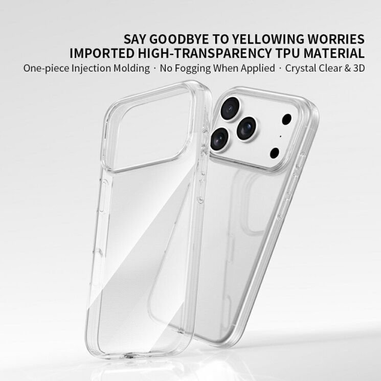 Защитный чехол ZGA Clear Fit Case для Apple iPhone 18 Pro - Transparent: фото 2 из 10