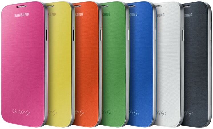 Чехол Flip Сover для Samsung Galaxy S4 (i9500) - Orange: фото 2 из 2