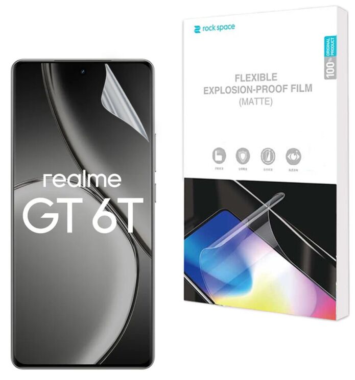 Антиблікова плівка на екран RockSpace Explosion-Proof Matte для Realme GT 6T: фото 1 з 8