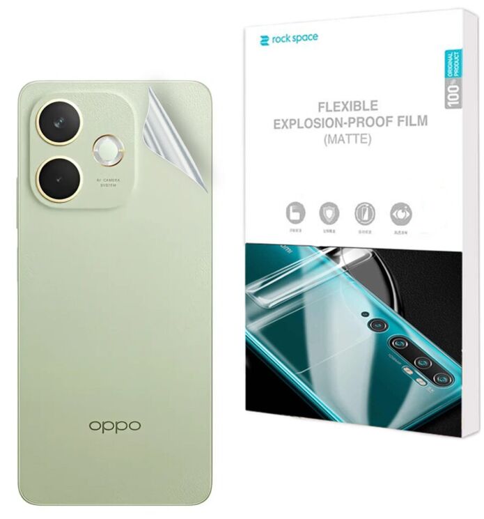Антиблікова плівка на задню панель RockSpace Explosion-Proof Matte для Oppo A5 Pro (4G/5G): фото 1 з 9