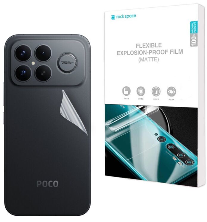 Антиблікова плівка на задню панель RockSpace Explosion-Proof Matte для Xiaomi Poco F8 Ultra: фото 1 з 9