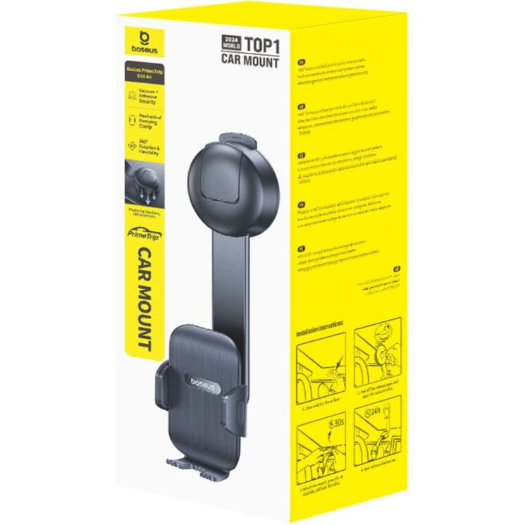 Автомобільний тримач Baseus PrimeTrip C03 (C0013C01) - Black: фото 2 з 15