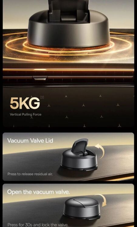 Автомобільний тримач Baseus PrimeTrip C03 (C0013C01) - Black: фото 6 з 15