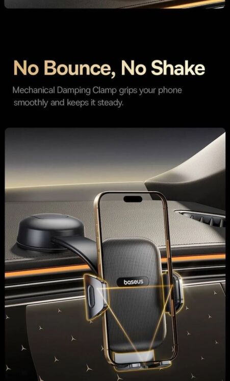 Автомобільний тримач Baseus PrimeTrip C03 (C0013C01) - Black: фото 7 з 15