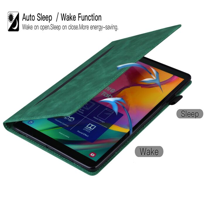 Чехол Deexe Business Style для Samsung Galaxy Tab S9 FE / Tab S10 Lite / Tab S10 FE - Brown: фото 10 з 13