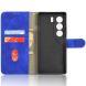 Чехол Deexe Classic Wallet для TECNO Camon 40 (CM5) - Blue (386300L). Фото 4 из 6