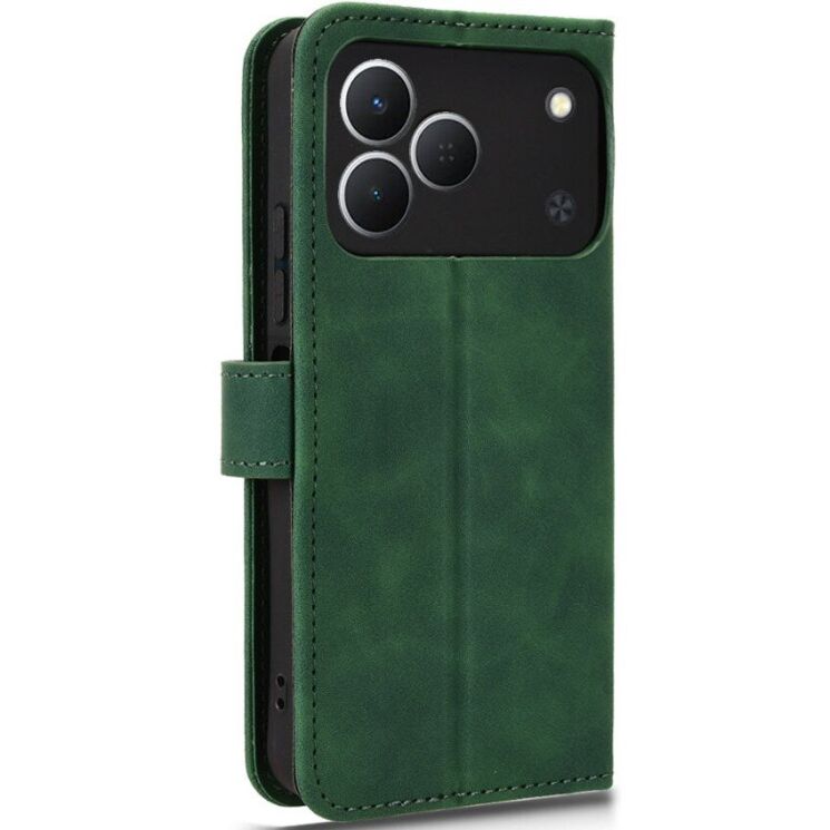 Чехол Deexe Classic Wallet для TECNO Spark 50 - Green: фото 5 из 6