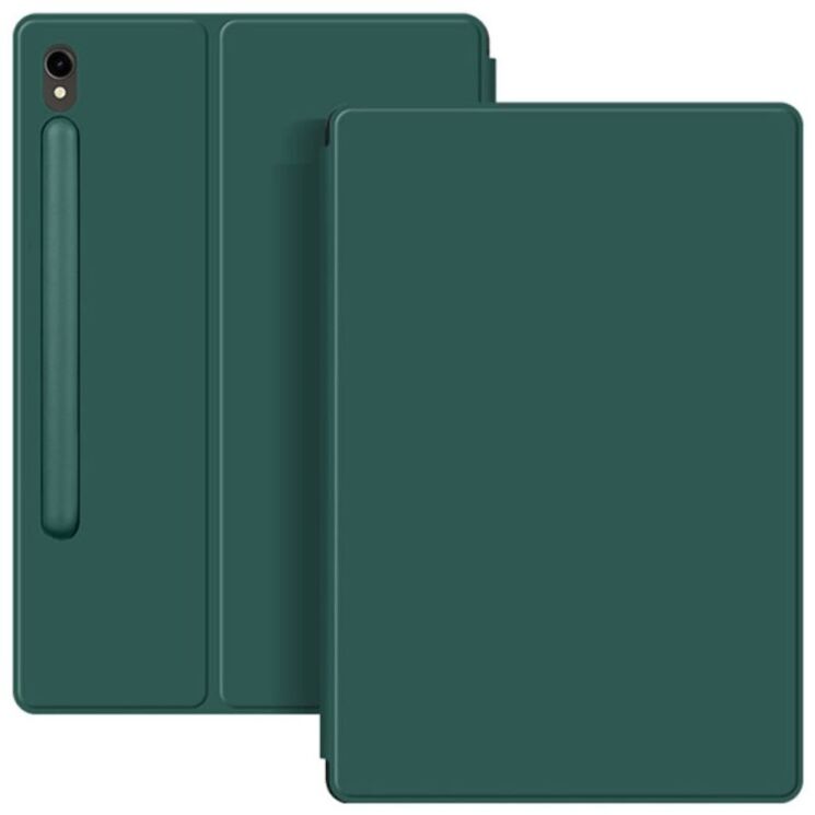 Чехол Deexe Magnetic Case для Samsung Galaxy Tab S9 / S9 FE / S10 FE (X710/716/510/516/520/526) - Green: фото 1 из 6