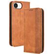 Чохол Deexe Retro Style для Apple iPhone 16e - Brown (376451Z)