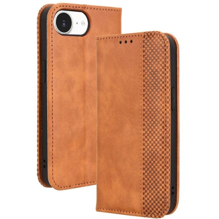 Чохол Deexe Retro Style для Apple iPhone 16e - Brown: фото 1 з 7