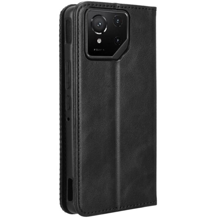 Чохол Deexe Retro Style для ASUS ROG Phone 9 / 9 Pro - Black: фото 6 з 7