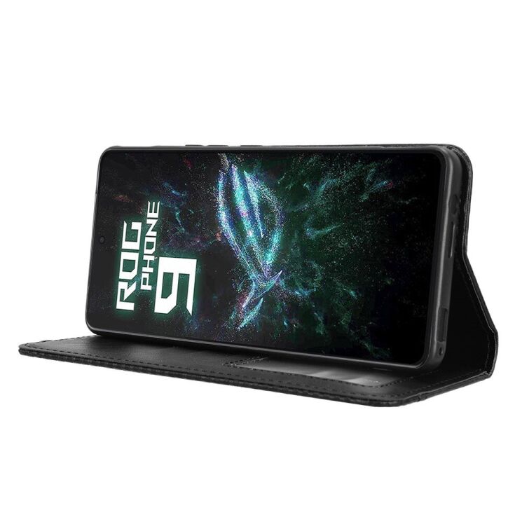 Чохол Deexe Retro Style для ASUS ROG Phone 9 / 9 Pro - Black: фото 4 з 7