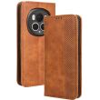 Чохол Deexe Retro Style для Honor Magic 6 Pro - Brown (355806Z)