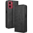 Чохол Deexe Retro Style для Motorola Moto G05 / Moto E15 - Black (372703B)
