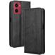 Чохол Deexe Retro Style для Motorola Moto G05 / Moto E15 - Black (372703B). Фото 1 з 7