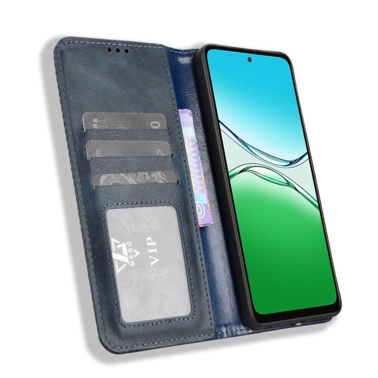 Чохол Deexe Retro Style для OPPO A5 - Blue: фото 5 з 16