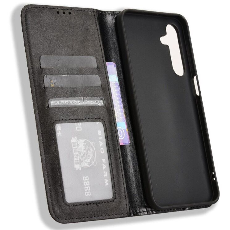 Чохол Deexe Retro Style для Samsung Galaxy A16 (A165) / Galaxy A26 (A266) / Galaxy A17 (A176) - Black: фото 5 з 19