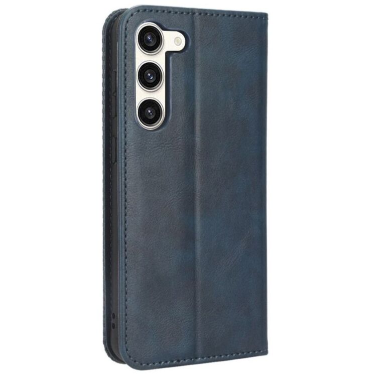 Чехол Deexe Retro Style для Samsung Galaxy S23 (S911) - Blue: фото 7 из 8