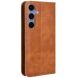 Чохол Deexe Retro Style для Samsung Galaxy S24 FE (S721) - Brown (367594Z). Фото 6 з 7