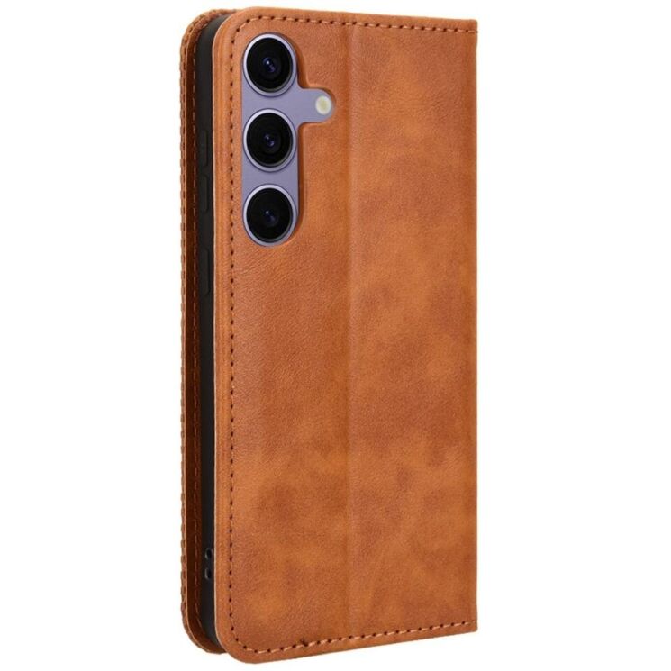 Чохол Deexe Retro Style для Samsung Galaxy S24 FE (S721) - Brown: фото 6 з 7