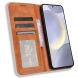 Чохол Deexe Retro Style для Samsung Galaxy S24 FE (S721) - Brown (367594Z). Фото 2 з 7