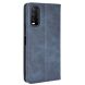 Чехол Deexe Retro Style для VIVO Y20 (V2027) / Y12s - Blue (268414L). Фото 7 из 13