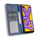 Чехол Deexe Retro Style для VIVO Y20 (V2027) / Y12s - Blue (268414L). Фото 5 из 13