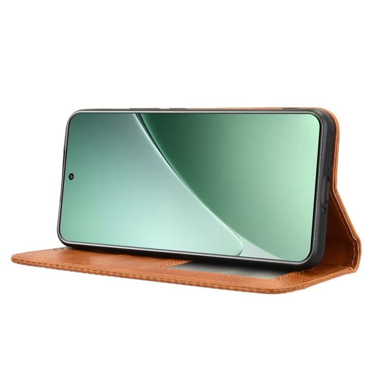 Чехол Deexe Retro Style для Xiaomi 15 - Brown: фото 4 из 7