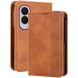 Чехол Deexe Retro Style (FF) для Samsung Galaxy Fold 8 - Brown (424585Z). Фото 1 из 5