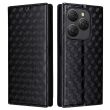 Чехол Deexe Rhombus Book для Blackview Shark 9 - Black (374200B)