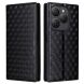 Чехол Deexe Rhombus Book для Blackview Shark 9 - Black (374200B). Фото 1 из 10