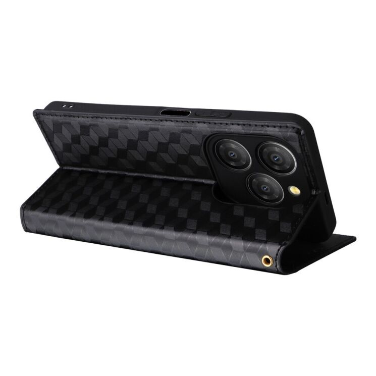 Чехол Deexe Rhombus Book для Blackview Shark 9 - Black: фото 4 из 10